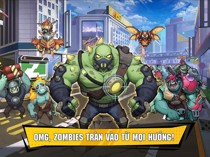 Tham gia vào những trận bắn Zombies kinh điển trong tựa game Zombies Boom!