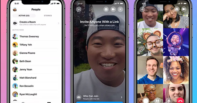 Facebook chính thức áp dụng Messenger Rooms với sức chứa lên tới 50 người