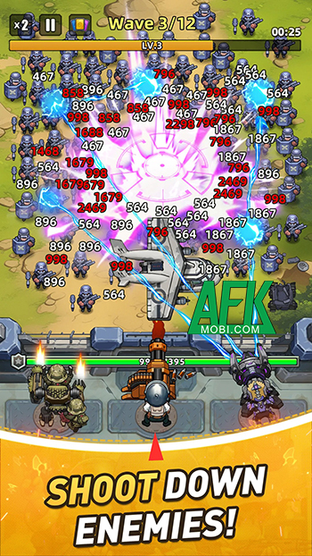 Gầy dựng những tiểu đội phòng thủ chống lại các đợt kẻ thù trong game ResQRush