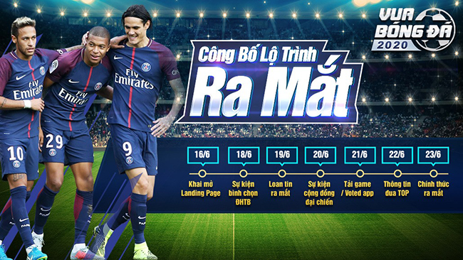 Vua Bóng Đá Gamota có lộ trình ra mắt game chính thức tại VN