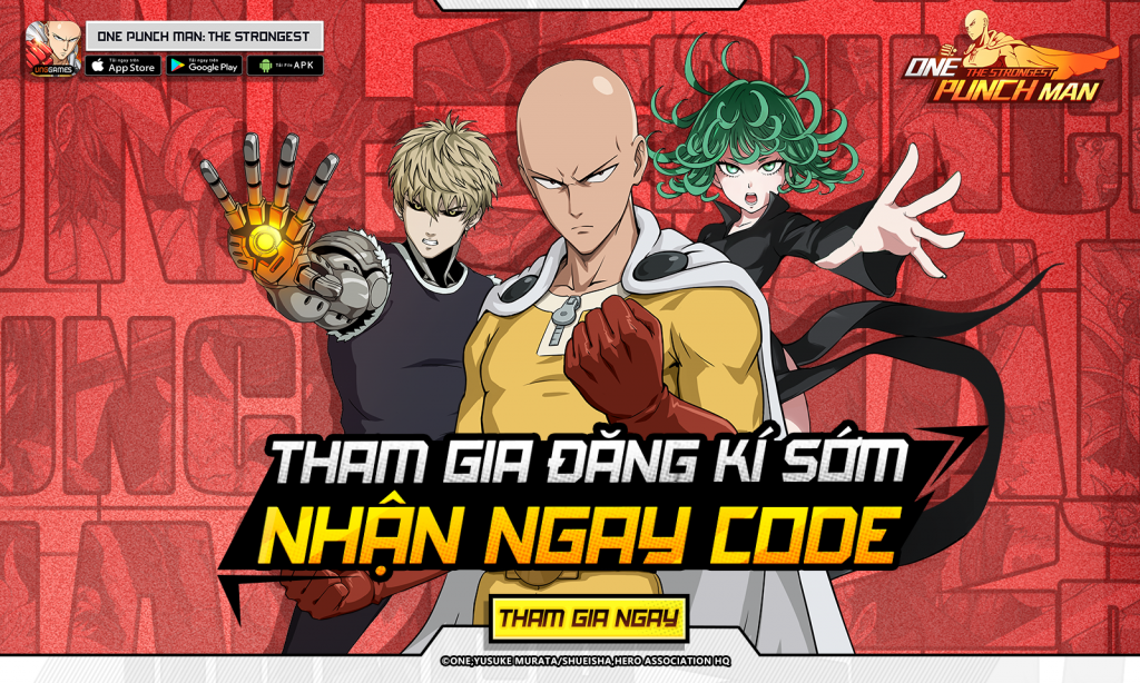 One Punch Man: The Strongest cho phép game thủ đăng ký tải trước