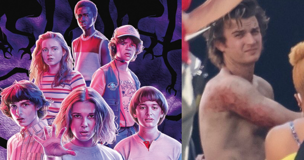 Stranger Things 4 lộ ảnh hậu trường, mỹ nam 