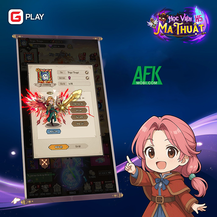 Tổng hợp gift code game Học Viện Ma Thuật H5 mới nhất trong tháng