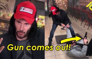 Video Keanu Reeves “xoáy đầu kẻ cướp 360 độ” lan truyền chóng mặt trên mạng xã hội