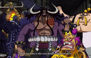 Hình ảnh mới nhất One Piece 985: Bị Kaido chém 