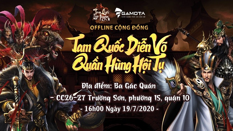 Hé lộ loạt quà khủng dành tặng game thủ tham gia Offline Tam Quốc Liệt Truyện