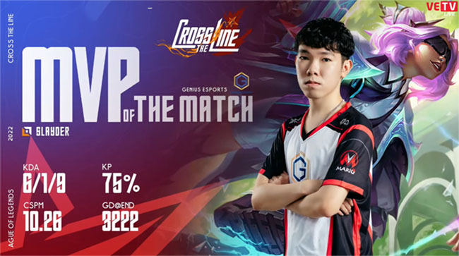 Slayder: MVP ván 2 không thuộc về mình thì không thuộc về ai cả