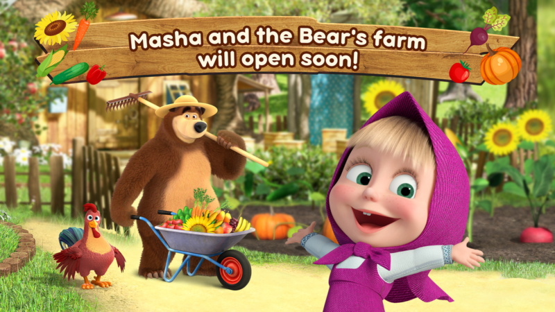 Masha and the Bear: Game nông trại dành cho mọi lứa tuổi