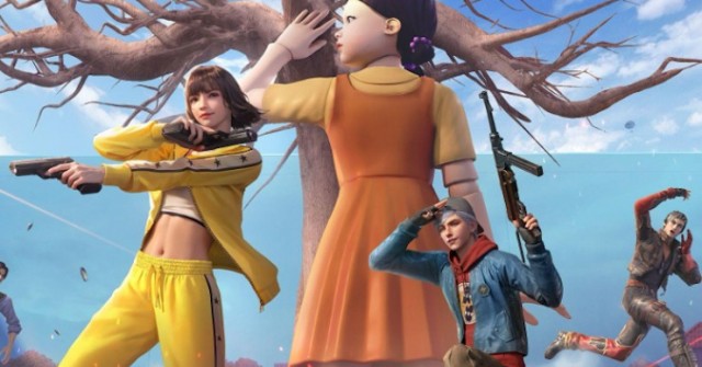 Búp bê Young-hee, kẹo Dalgona và cầu kính Squid Game vào Free Fire
