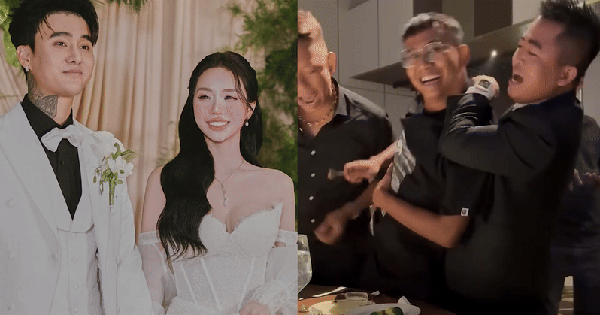 Sao nam Việt bị chê mặc lôi thôi tại đám cưới Đạt G - Cindy Lư, vợ lên tiếng gấp để 
