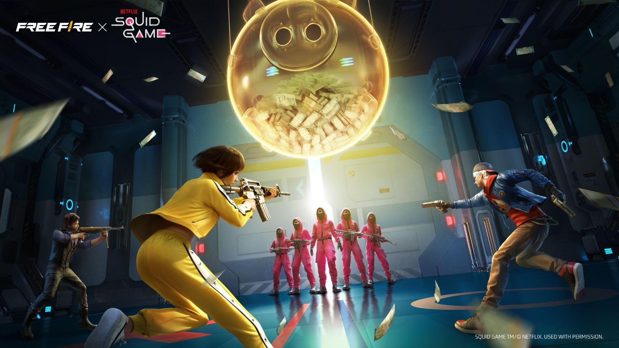 Lời Mời Đã Đến: Bước Vào Vũ Trụ Squid Game Của Netflix Trong Garena Free Fire Bắt Đầu Từ Ngày 18/07!