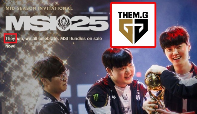 LMHT: CEO Gen.G đổi tên đội tuyển thành “Ông Chúng” để khịa Riot