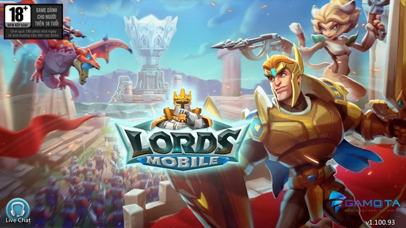 Gamota chính thức hợp tác IGG phát hành Lords Mobile tại Việt Nam