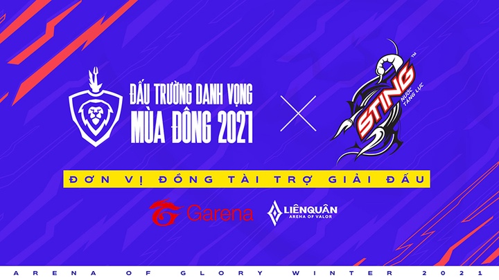 Sting - Nhà tài trợ nước uống chính thức tại Đấu Trường Danh Vọng Mùa Đông 2021