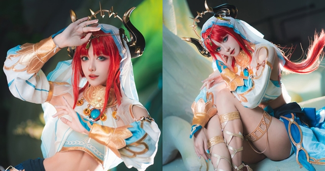 Chiêm ngưỡng bộ ảnh cosplay Nilou trong Genshin Impact được thực hiện bởi hotgirl Trung Quốc