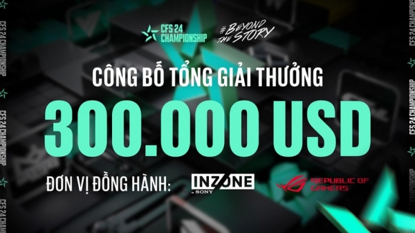 CFS Summer Championship 2024 công bố nhà tài trợ Sony Inzone và Republic of Gamers cùng 7 tỉ đồng tiền thưởng