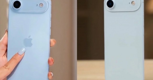 Video iPhone 17 Air màu xanh dương cực đẹp