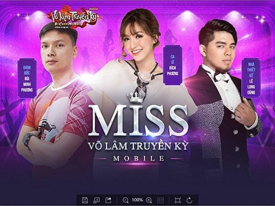 Bích Phương là nữ giám khảo chính cho Miss Võ Lâm Truyền Kỳ Mobile