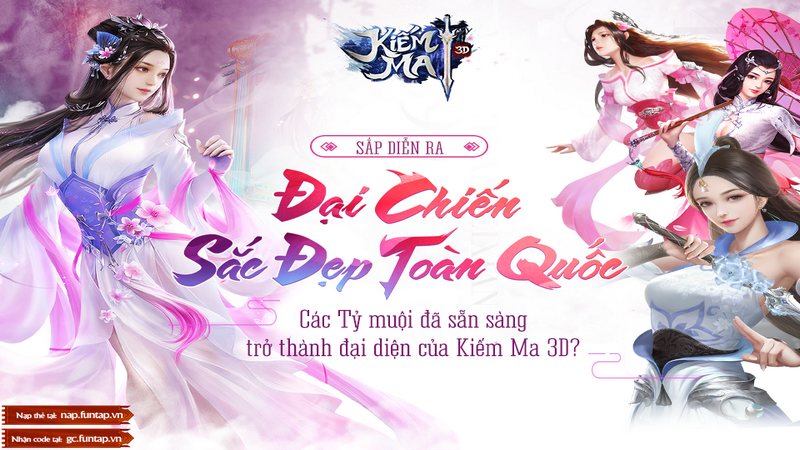 Kiếm Ma 3D đầu tư hơn 100 triệu tiền giải thưởng cho cuộc thi nhan sắc độc nhất tại Dị Giới