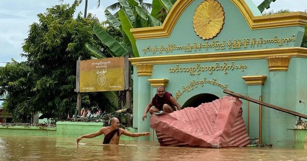 Myanmar: 74 người thiệt mạng vì lũ lụt, lở đất do siêu bão YAGI