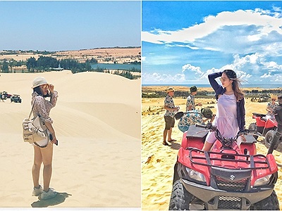 Lạc bước giữa “tiểu hoang mạc Sahara” đẹp nín thở mang tên Bàu Trắng ở Mũi Né – Phan Thiết