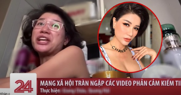 Hình ảnh Trang Trần livestream bán hàng online với ngôn từ phản cảm bị đưa lên sóng truyền hình, netizen lên án gay gắt