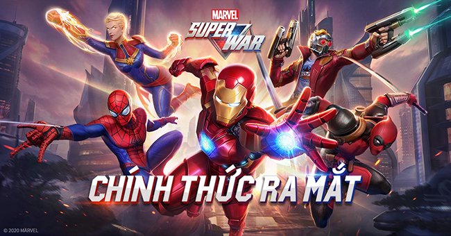 MARVEL Super War VN có ngày ra mắt chính thức, không đồng bộ dữ liệu với bản quốc tế