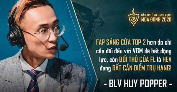 Huy Popper tiên đoán FAP Esports sáng cửa top 2, HLV Ken 