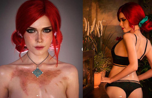 Ngất ngây trước bộ ảnh cosplay nàng phù thủy Triss trong The Witcher 3