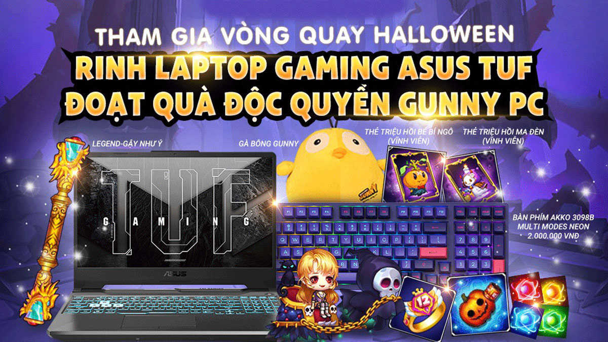 Gunny PC – Halloween này, ai cũng là “chiến thần” nhận thưởng khủng 