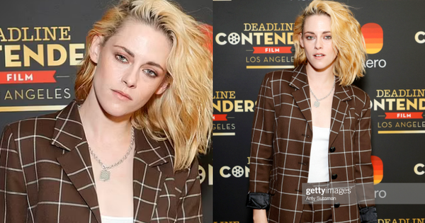 Kristen Stewart lại xinh bất chấp rồi: Hóa soái tỷ trên thảm đỏ mà hớp hồn netizen, zoom gần lộ sạch khuyết điểm nhưng vẫn đẹp mới lạ