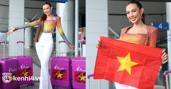 Thuỳ Tiên nổi bần bật chính thức lên đường tham dự Miss Grand 2021: Tiểu Vy đến tiếp sức, số lượng vali gây bất ngờ!