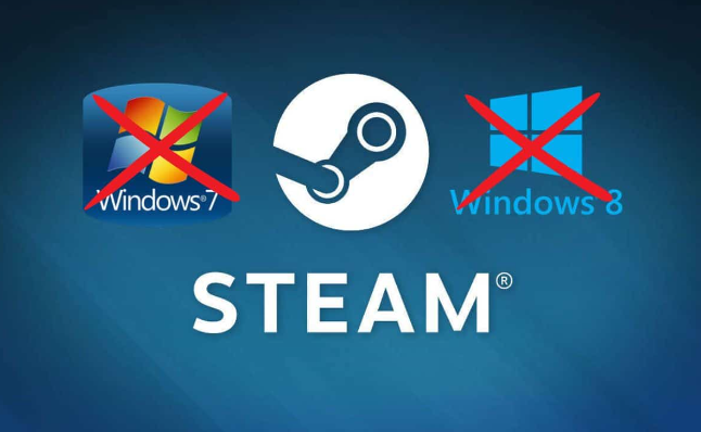 Steam ngừng hỗ trợ Windows 7 và 8 với phiên bản mới nhất