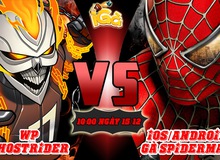 iGà mở sever mới Gà SpiderMan và WP GhostRider, tặng GiftCode giá trị