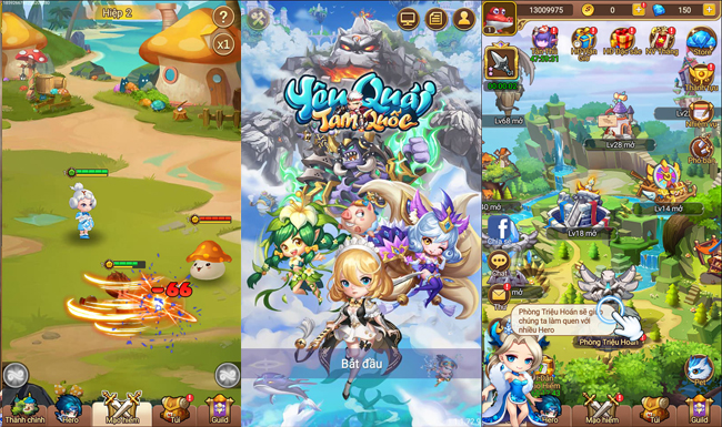 Adventureland: Idle Game – game idle chibi được Việt hóa dưới tên mới Yêu Quái Tam Quốc