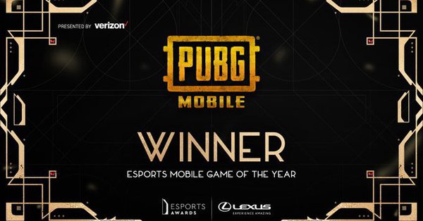 PUBG Mobile chiến thắng hạng mục Trò chơi Thể thao Điện tử trên di động tại Esports Awards 2022