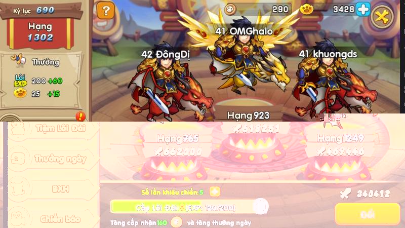 Huấn Long VNG: Game thủ “ngộp thở” với hàng loạt tính năng PvP bá đạo