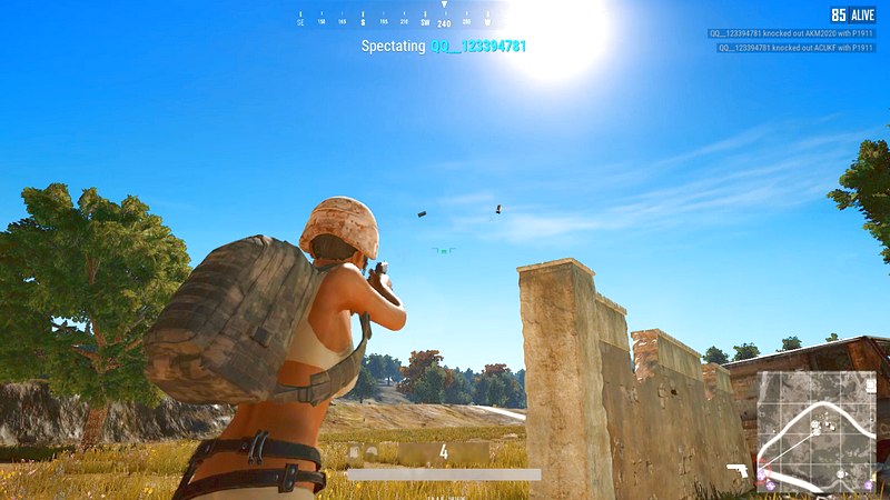 PUBG - Đứng giữa đồng, Hacker TQ dùng lục thịt cả Team dưới hầm Shelter