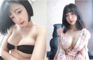 Khoe vòng một to lên bất thường nhưng fan không tin, nàng hot girl gây sốc khi quay clip nóng, khoe cận cảnh áo ngực chật chội