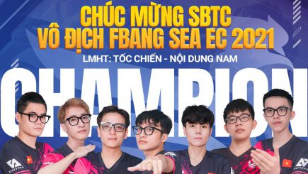 Ăn mừng SBTC eSports vô địch FBANG SEA EC 2021, FBang tung giải thưởng lớn tặng khán giả