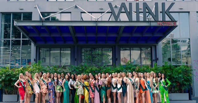 Thí sinh Miss Earth 2023 hội ngộ tại khách sạn Wink Hotel Saigon Centre