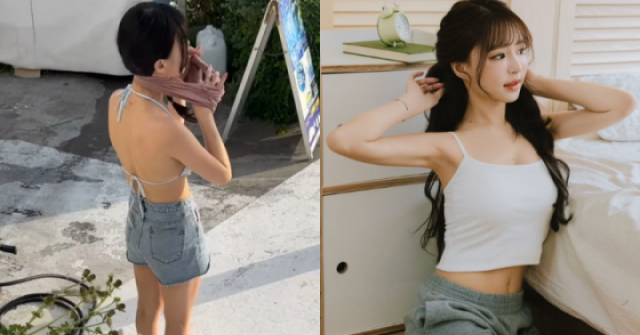 Hot girl vô tư khoe ảnh thay đồ giữa phố gây “bão” MXH