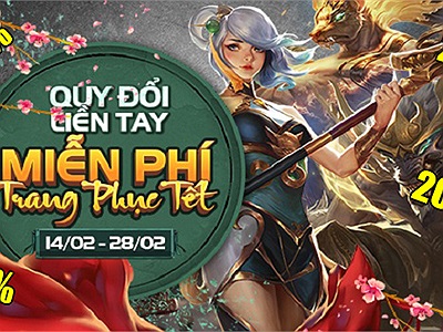 LMHT: Đợt khuyến mại lớn dịp Tết Nguyên Đán mà game thủ không thể nhắm mắt làm ngơ