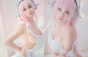 Sướng hết cả mắt với cosplay Super Sonico cực gợi cảm ngoài đời thực