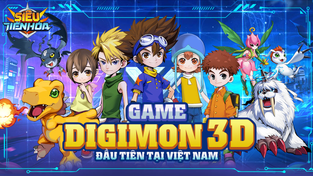 Siêu Tiến Hóa Mobile - Game chủ đề Digimon 3D được GOSU phát hành tại Việt Nam