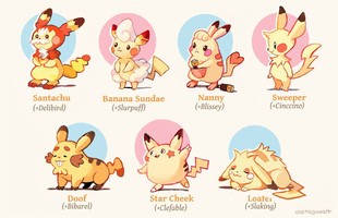 Xem loạt tranh Pokemon được nhân giống chéo loài siêu lạ mắt khiến fan ruột mê mẩn