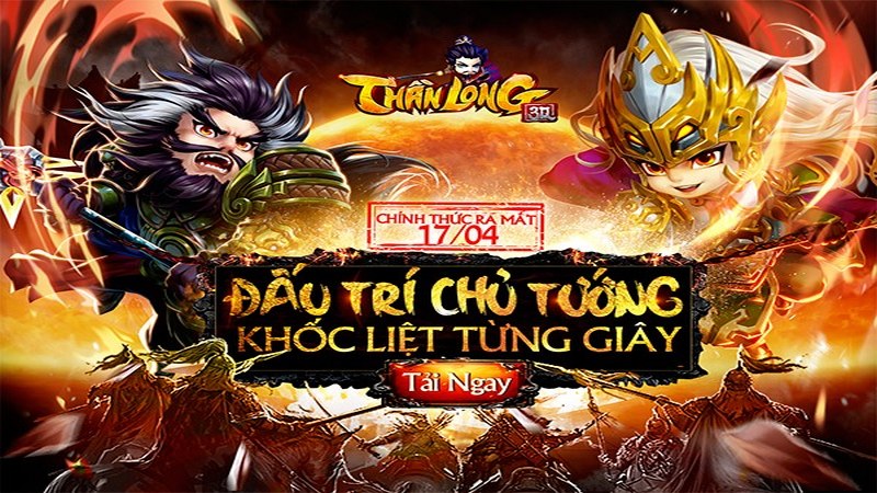 Thần Long 3Q chính thức ra mắt, tặng ngay 500 giftcode cân cả bản đồ