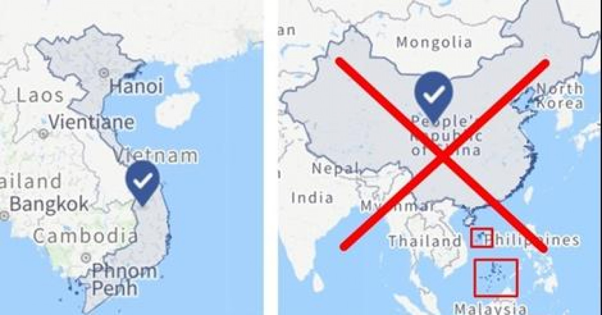 Facebook xin lỗi vì thể hiện sai chủ quyền Hoàng Sa, Trường Sa