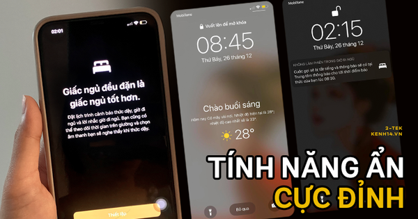 Cần gì crush, iPhone sẽ nhắc bạn đi ngủ và gọi bạn dậy cực kỳ đúng giờ