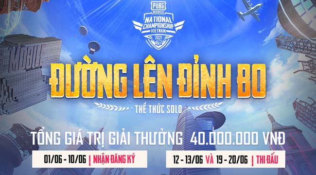 PUBG Mobile tưng bừng tháng 6 với hàng loạt giải đấu Solo